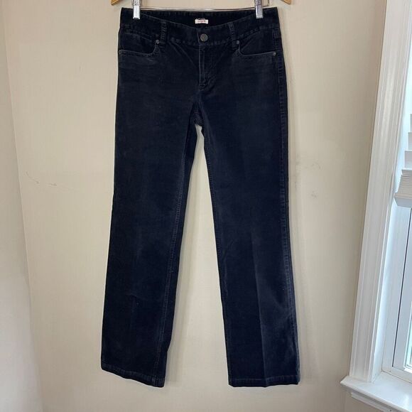 J. CREW Black Boot Cut Corduroys, 29R - Picture 1 of 7